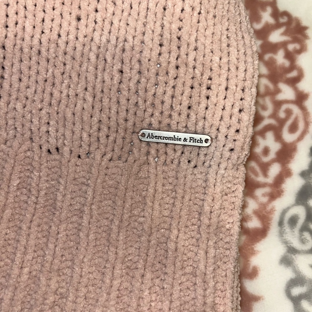 NWT Abercrombie & Fitch Soft A&F Collection Outlet Large comfy pink sweater - Picture 4 of 7